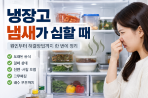 냉장고 냄새가 심할 때 3 냉장고 냄새가 심할 때 원인과 해결방법